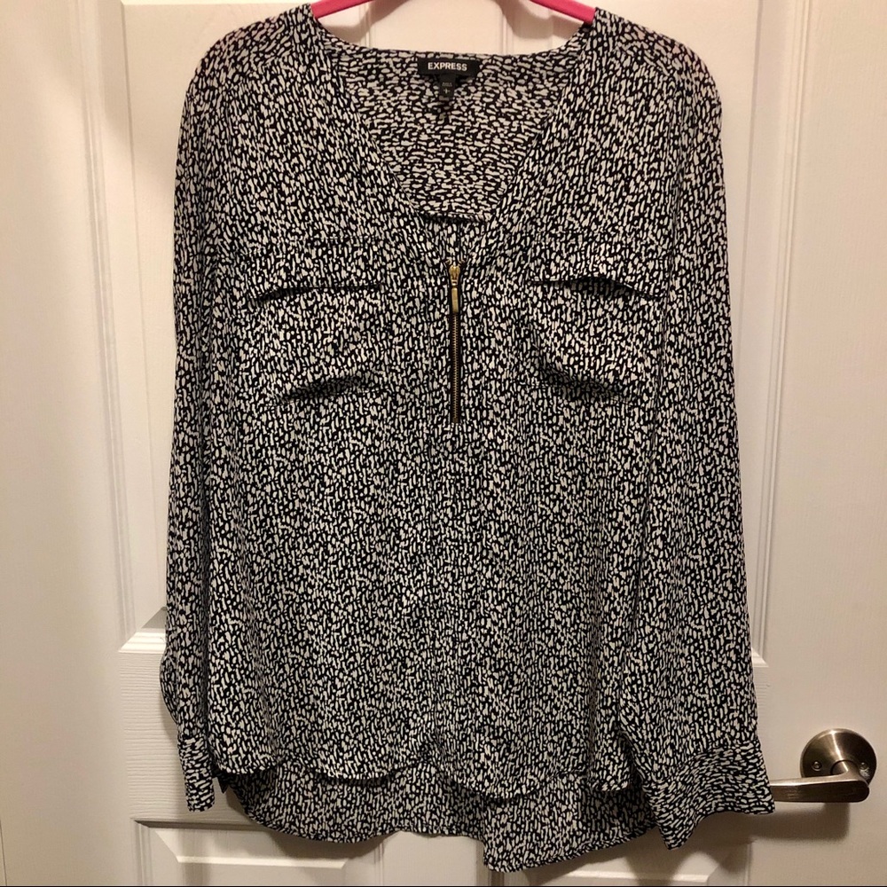 ‼️SALE: Express Front Zip Blouse